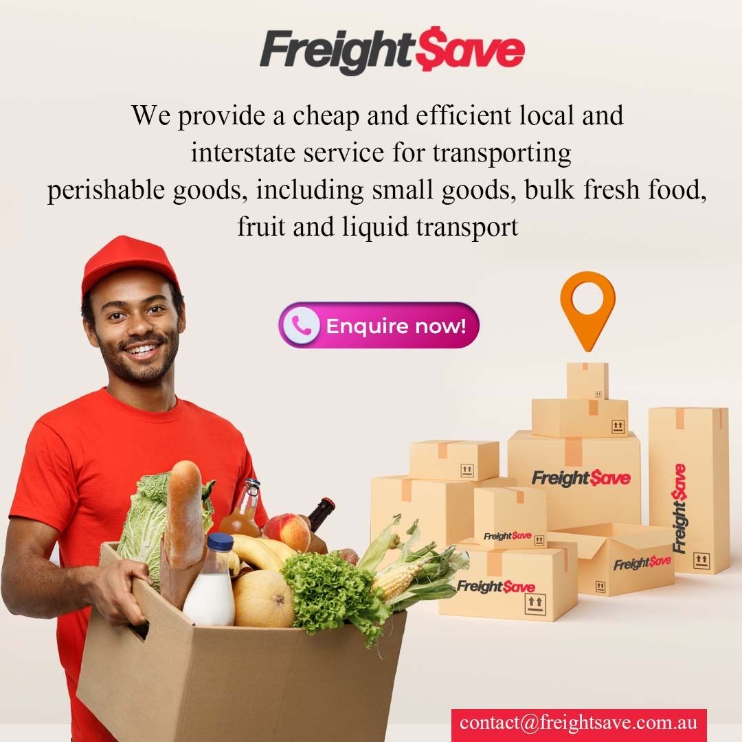 FreightSave's tweet image. When transporting food, you must ensure that you have chosen a carrier to deliver your food fresh. Freight Save will match you up with the courier most suitable to deliver small perishable goods, bulk fresh food and liquid foods.

#FreightSave #FreightManagement #Freightmanager