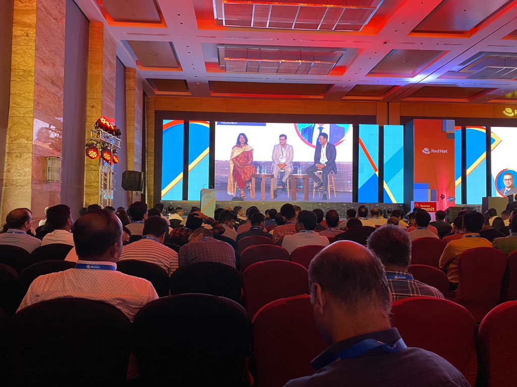 ajitjoshi_in's tweet photo. In Panel IndusInd Banks Biswabrata Chakravorty explains adoption of openshift in his Bank.
-
-
#rhsummit #rhscindia @redhatindia https://t.co/wZhTAI3gAV