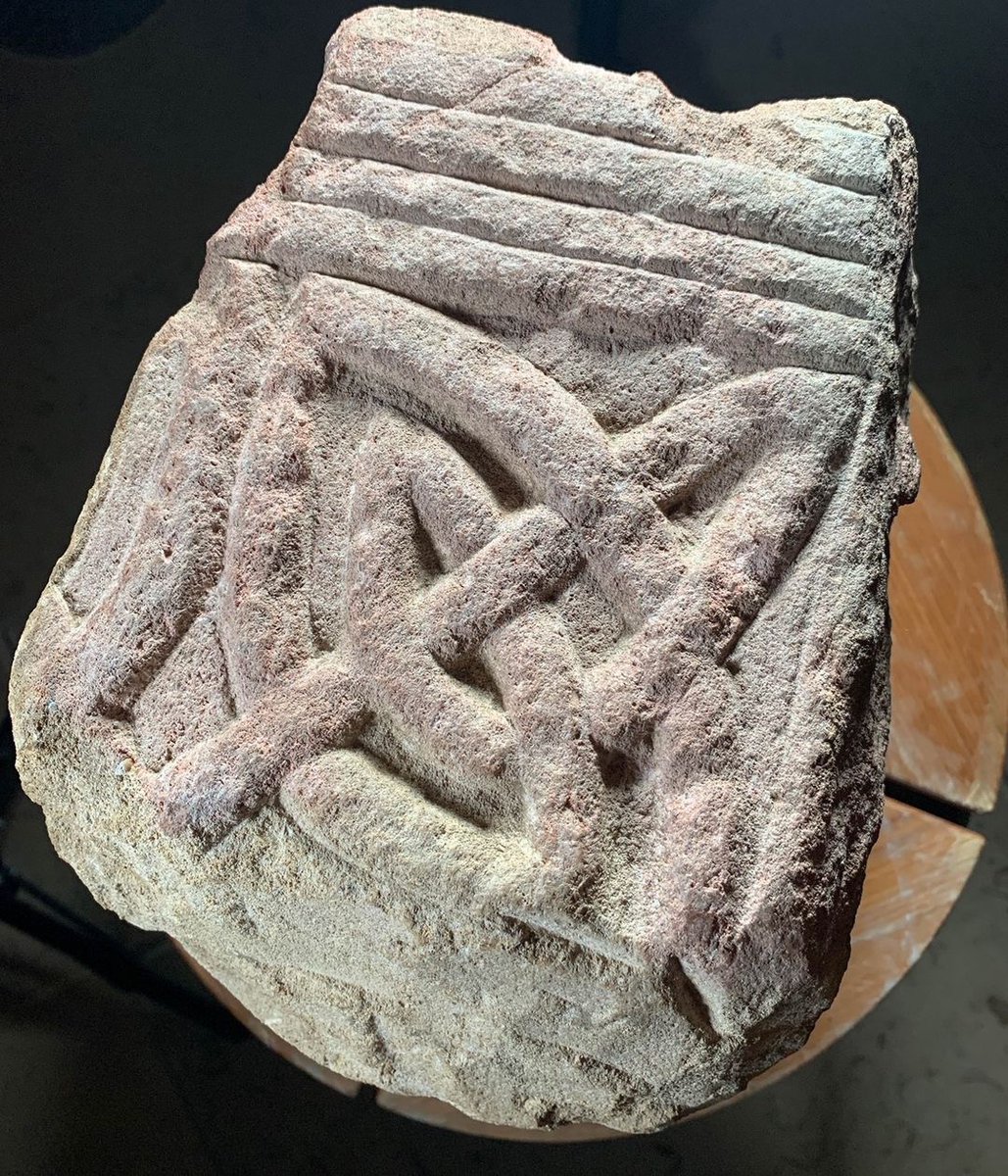 Did you know Rochester was sacked by the Vikings at least twice. Some of the earliest stone fragments of the Cathedral date to the 8th century when these raids may have taken place. This stone shows signs of burn damage which could be from the Viking raids.