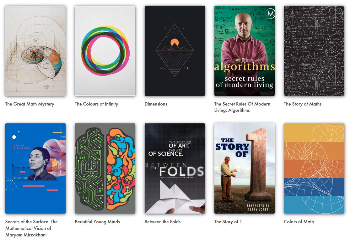 10+ Beautiful Math Documentaries to Make Students Love Math
abakcus.com/10-beautiful-m…
By <a href="/abakcus/">Abakcus</a>
#math #science #iteachmath #mtbos #visualization #elearning #video