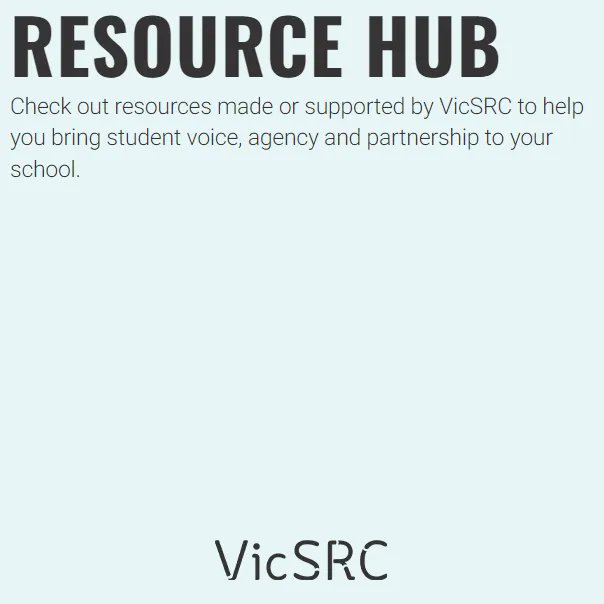 We're super excited to announce VicSRC's brand new Resource Hub! We've got resources ready to bring #StudentVoice to your school! With resources to help students ignite their voices and help educators take the next step on their student voice journey. ! buff.ly/3RPvLtG
