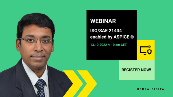 REGISTER NOW.
Ganesh our Principal Consultant will explain to you how #ASPICE lays the foundation to bring ISO/SAE 21434 requirements into the existing process architectures. 
Deep dive into ISO/SAE 21434 and ASPICE with us!
➡️ bit.ly/3STCQKw
#CybersecurityAwarenessMonth