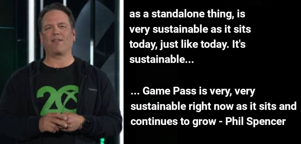 Phil Spencer says Xbox Game Pass is “very, very sustainable right now”