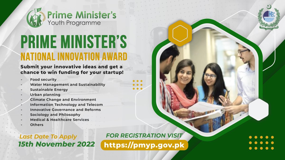 OricPrime's tweet photo. PRIME MINISTER'S  NATIONAL INNOVATION AWARD
Submit your innovative ideas and get a chance to win funding for your startup.
#PrimeMinister #oricprime #funding #opportunity
#innovative #idea #startup #National #awards 
#climatechange #medical #healthcare #BestOfLuck https://t.co/bZT1NROOMo