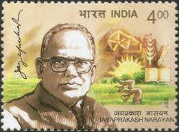 5 Facts about #JayaPrakashNarayan #जयप्रकाश_नारायण 

1. Popularly known as #JP or #Loknayak
2. Studied at #PatnaVidyapeeth (founded by #RajendraPrasad), and Universities of Berkley and #Iowa
3. Joined <a href="/INCIndia/">Congress</a> (1929)
4. #BharatRatna (1999) 
5. Born - 11 October 1902 #OnThisDay