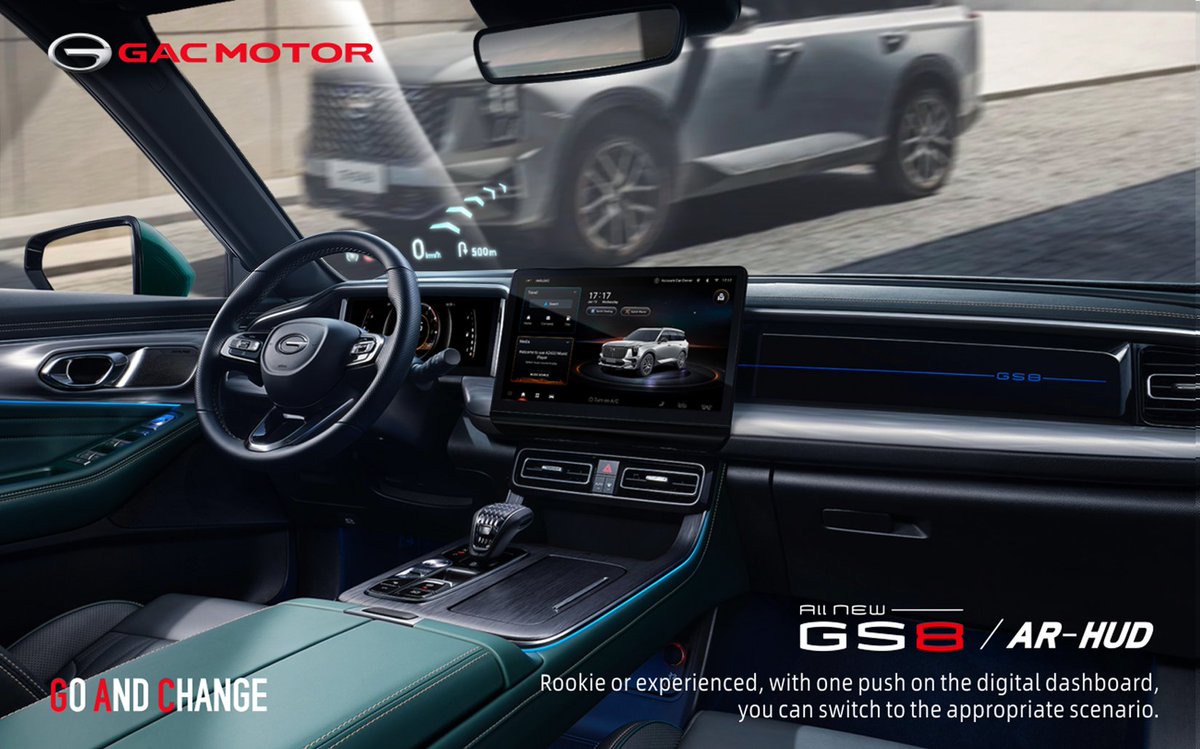 GAC_MOTOR's tweet photo. Rookie or experienced, with one push on the digital dashboard, you can switch to the appropriate scenario. #AllNewGS8 #ARHUD #GACMOTOR https://t.co/svayOchTKs