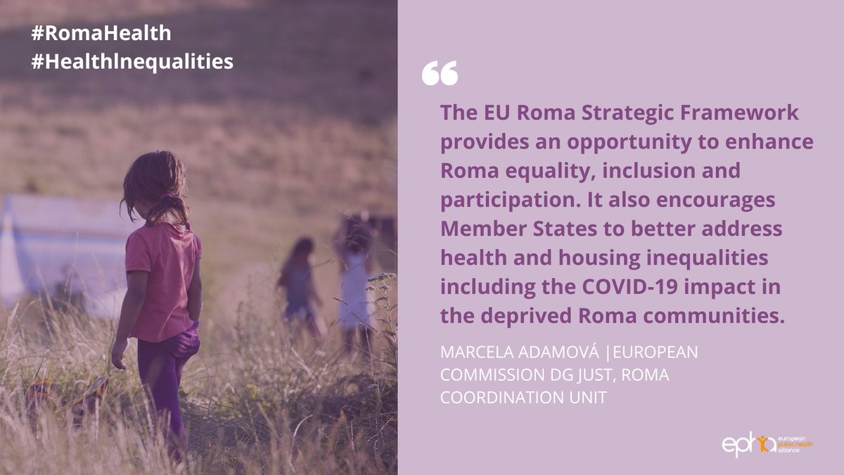 The European Public Health Alliance (EPHA) (@epha_eu) on Twitter photo 📢1⃣ day to go till our event 'Health & Housing in the EU Roma Framework'!
<a href="/EU_Justice/">EU Justice</a> will provide the MS with recommendations on their #Roma inclusion strategies this autumn.
Join us TOMORROW to discuss the #health & #housing aspects of these strategies!
epha.org/2022-events/he… 📢1⃣ day to go till our event 'Health & Housing in the EU Roma Framework'!
<a href="/EU_Justice/">EU Justice</a> will provide the MS with recommendations on their #Roma inclusion strategies this autumn.
Join us TOMORROW to discuss the #health & #housing aspects of these strategies!
epha.org/2022-events/he…