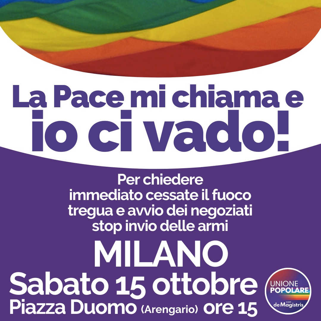 <a href="/unione_popolare/">Unione Popolare</a> <a href="/PRC_Milano/">PRC Federazione MI</a> <a href="/direzioneprc/">Rifondazione</a> in attesa di una grande mobilitazione se la pace mi chiama, io ci vado. #stopwarnow #uniamoci
