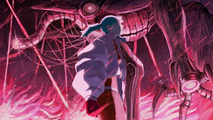 改めまして!この度 さん の楽曲『ÅMARA(大未来電脳)』のイラスト・ロゴを担当させていただきました!!最初仕事の話をいただいたときは話の大きさに震えていましたが、自分の今の全力は出し切りました!!XXXXXXXXX(何が綴られていたのか、私たちの文明では到底理解できない  