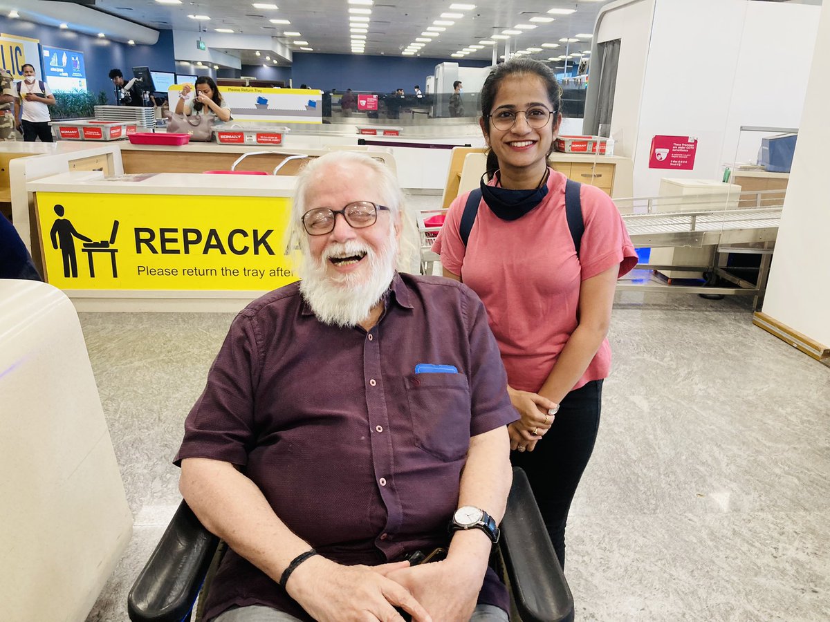 JanmattiM's tweet photo. Glad to meet Sir Nambi Narayan🥰 

What a story @nambina24188494 @ActorMadhavan 🙏🏻 https://t.co/6WkuOwUmdY