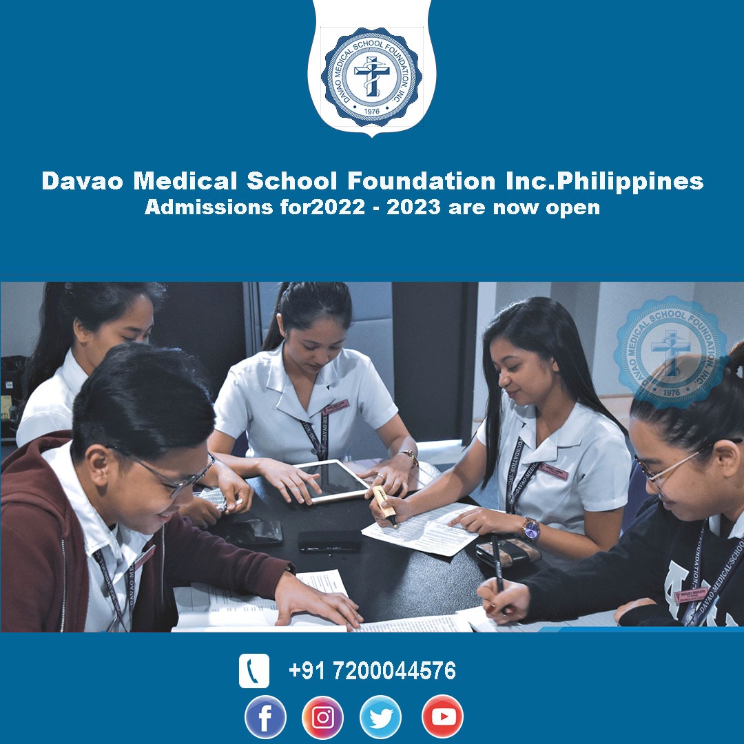 stjohnsdavao's tweet photo. Be part of the country's Top Performing Medical School and make history with us!
#DavaoMedicalSchoolFoundation Inc.Philippines . Admissions for 2022 - 2023 are now open..
Call +91 7200044576

#students
#mbbsadmission2022
#mbbsinphilippines
#DavaoMedicalSchoolFoundation https://t.co/cY0XDZhze7