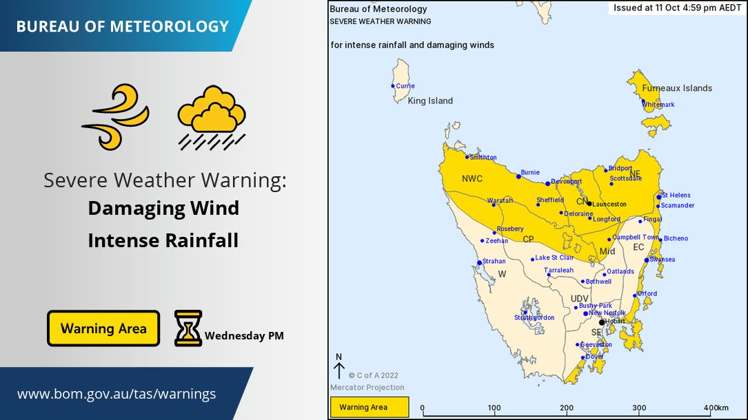 Bureau of Meteorology, Tasmania on Twitter "Significant rain is likely