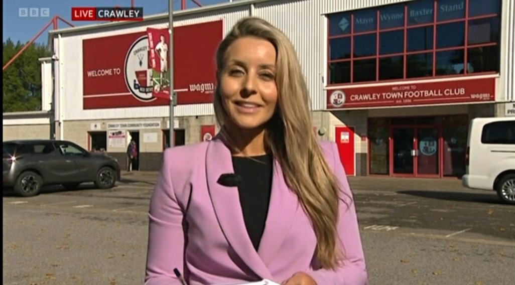 LouisapilbeamTV's tweet photo. Crawley Town have sacked their manager after just four months. The merry-go-round of managers in football is offering shorter rides than ever, with financial stakes high as the club face playing non-league football next season if they don't turn things around #crawley #bbcnews https://t.co/xTsrWpRfed