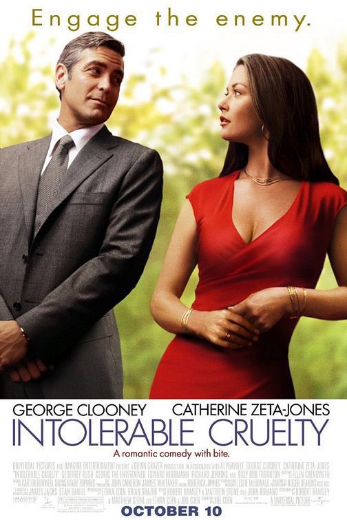 FilmNewsNos's tweet photo. 🎬MOVIE HISTORY: 19 years ago today, October 10, 2003 the movie ‘Intolerable Cruelty’ opened in theaters!

#GeorgeClooney #CatherineZetaJones #GeoffreyRush #CedricTheEntertainer #EdwardHerrmann #PaulAdelstein #RichardJenkins #BillyBobThornton #JuliaDuffy #KierstenWarren #JoelCoen https://t.co/mcxlhkT1VE