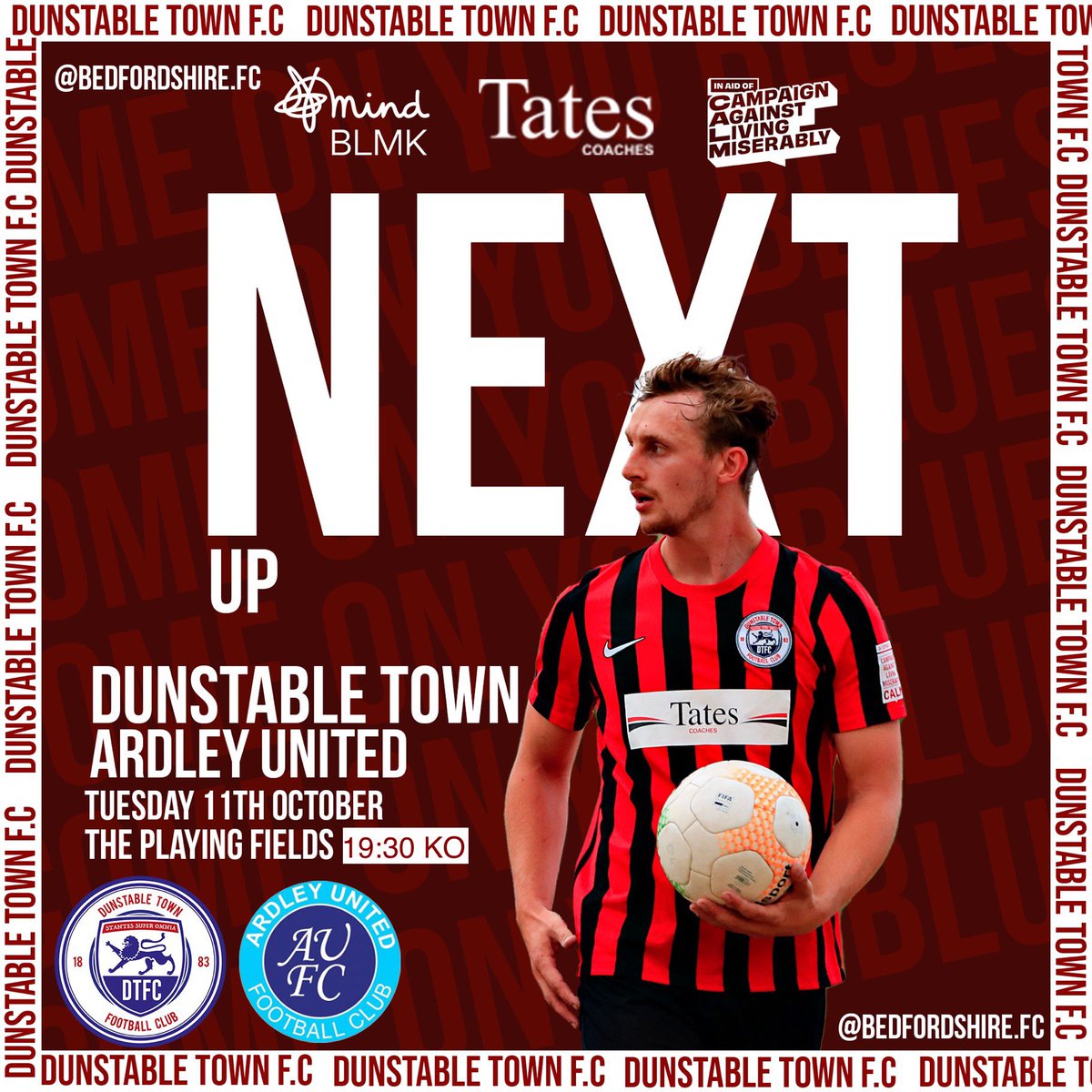 ‼️𝙈𝘼𝙏𝘾𝙃𝘿𝘼𝙔‼️

🏆<a href="/SpartanSMFL/">Spartan South Midlands</a>
🆚<a href="/ArdleyUnitedFC/">Ardley United FC</a>
🏟Nolan Oils Ground
📍OX27 7NZ
⏰7.30pm KO

Tonight we travel to Oxfordshire to face Ardley United. We’d love you to come and cheer the lads on

*PLEASE NOTE* this game kicks off at 7.30pm