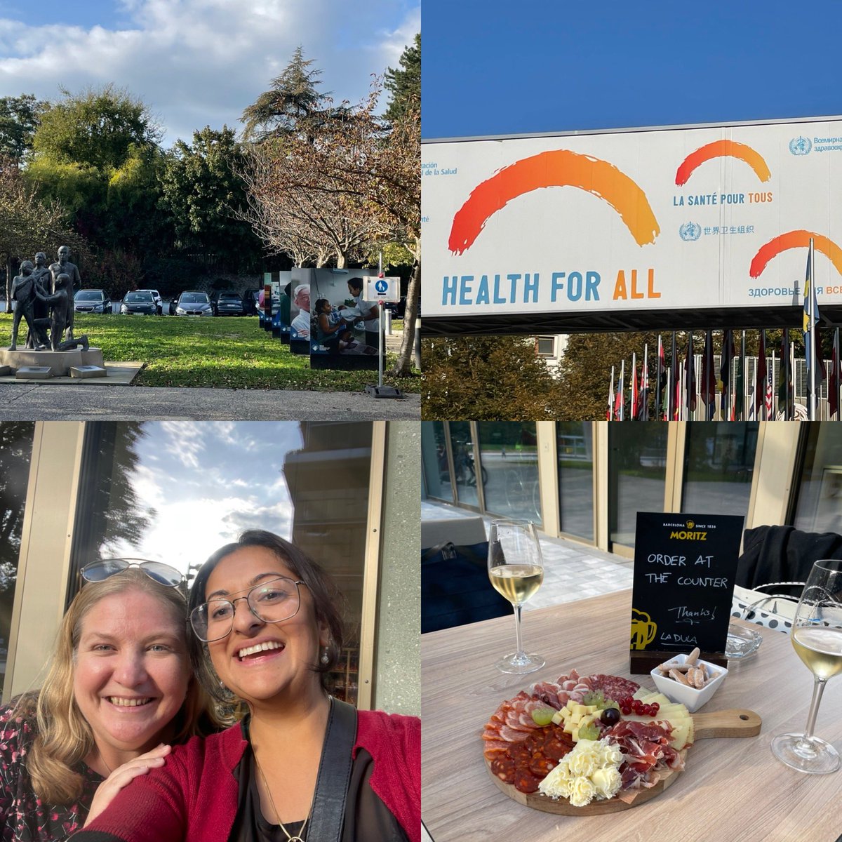 Thank you #Geneva for an inspiring stay @WHO. Was also thrilled I could catch up with the lovely @AllisonMColbert @EPHSAnetwork!!