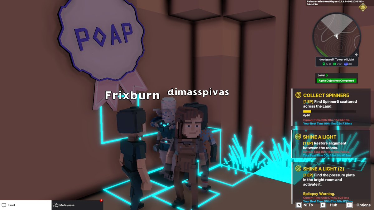sandy120014's tweet photo. @TheSandboxGame @deadmau5 I just participated in the #SandboxAlphaS3Giveaway for a chance to win 500 SAND! Found George from the Metaglitch in @deadmau5's Tower of Light, check out my screenshot below!
👇
finally found u! https://t.co/2PrHriAqP0