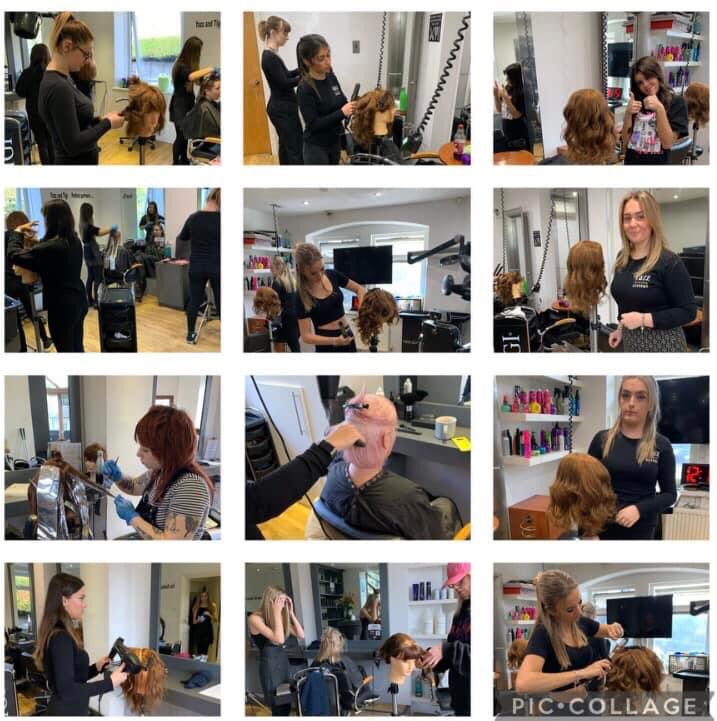 YazzHair's tweet photo. Yazz Hairdressing Academy at its best! Teaching the new generation of hair stylists. 
For more details email yazzhair@live.co.uk

#apprenticeships #yazzhairdressingacademy #leeds https://t.co/3YDx6tYasD