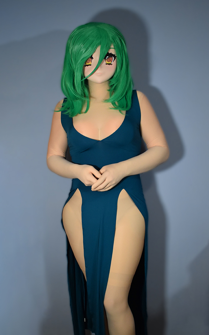 PokePokes's tweet image. I got a new mask back in April, and finally wore it and took pictures yesterday! 😘