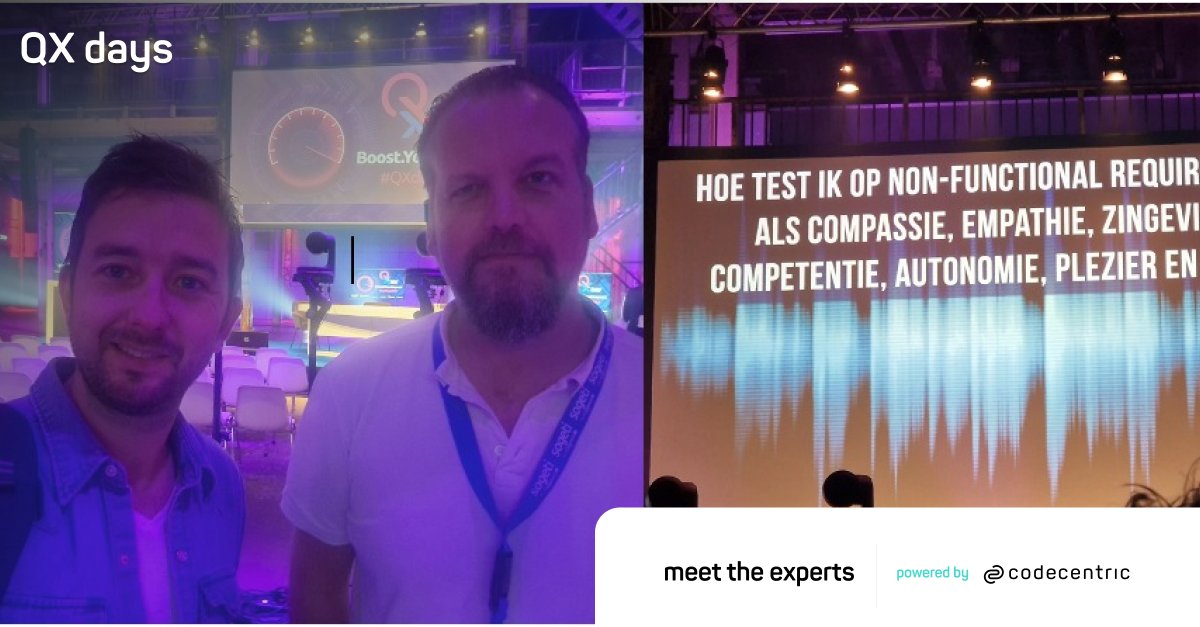 Vorige week donderdag hebben Bart en Sebastiaan de jaarlijkse QX days bezocht. Hier worden de laatste inzichten gepresenteerd op gebied van kwaliteit en softwaretesten.

Heeft de organisatie zoveel wendbaarheid dat ze hierin kunnen meebewegen?

Meer weten? lnkd.in/edvxG3Ti