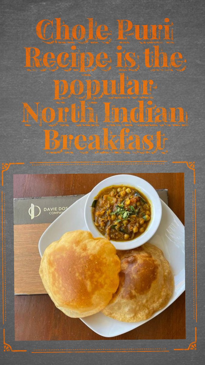 daviedosa's tweet photo. #TodaysSpecial 
#Breakfast-meal #CholePuri #NorthToSouth https://t.co/lYQUOgviyq