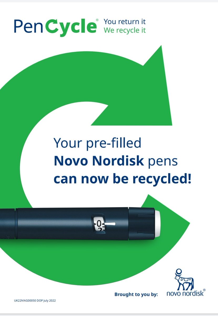 Tracy Lyons 🌍 Pharmacy Declares! (@tlyons00) on Twitter photo Are you ready to #Pencycle?!
Prefilled <a href="/novonordisk/">Novo Nordisk</a> pens can now be recycled via participating community pharmacies (not at GP surgeries or hospital pharmacies) Full details here pen-cycle.co.uk Are you ready to #Pencycle?!
Prefilled <a href="/novonordisk/">Novo Nordisk</a> pens can now be recycled via participating community pharmacies (not at GP surgeries or hospital pharmacies) Full details here pen-cycle.co.uk