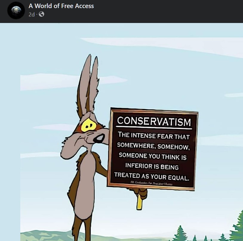 askboomer1949's tweet photo. I believe that #conservatism has vanished from American politics.
Replaced by #regressiveideology mostly in the form of terroristic #Christiandominionistm and the #EconomicSlavery of #GOPcorporatism
Don't be fooled.
Regressives will take your rights and your money.
#sedition
Rt https://t.co/lKKOVKTuL6