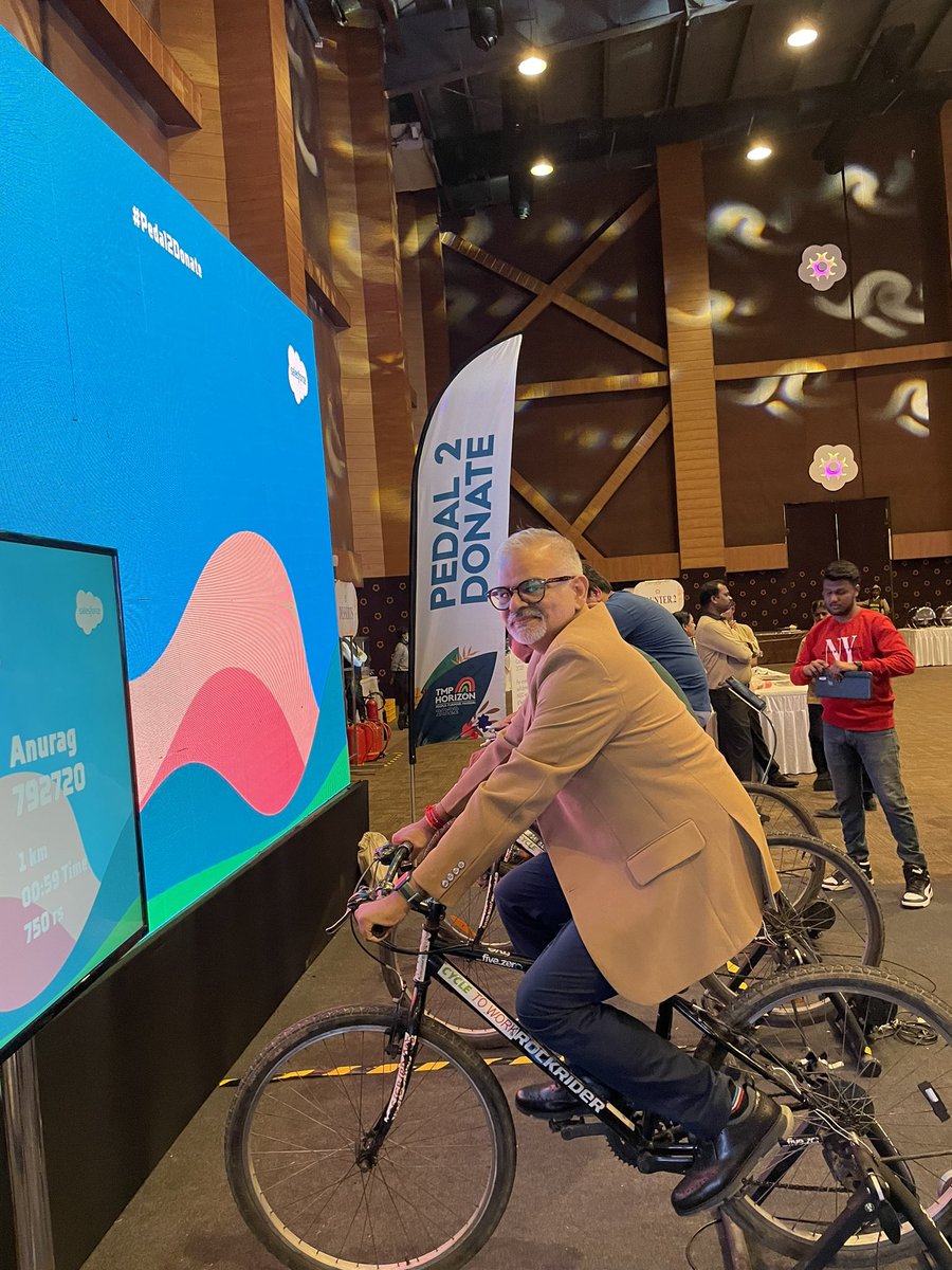 Pedaling to Donate!
#pedal2donate
#TMPHorizon2022
#salesforce