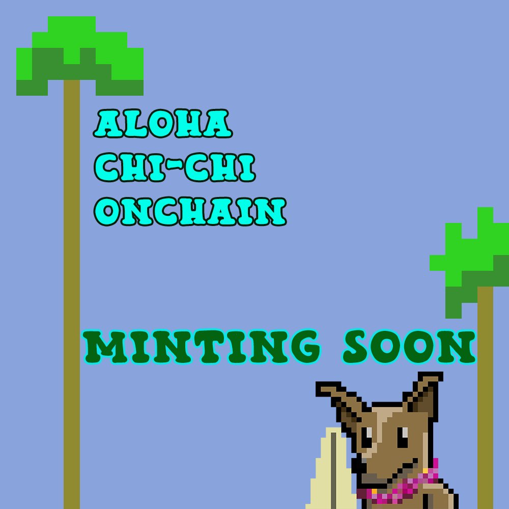 🌴PRESALE INFO

If you hold any NFTs from these collections you are automatically allow-listed for pre-sale:

🌴Infinity Pixel Ice
opensea.io/collection/inf…
🌴 OnChain Kevins
opensea.io/collection/onc…
🌴 Pepitos
opensea.io/collection/pep…