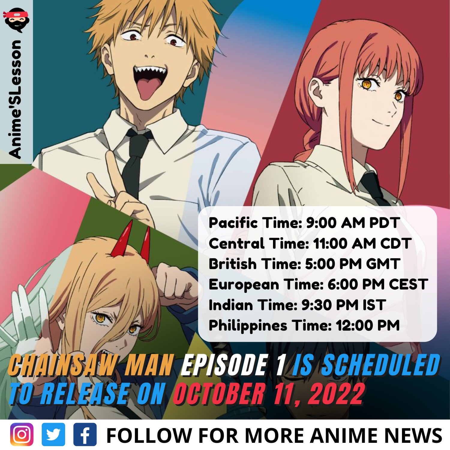 AnimeTV チェーン on X: 【Episode Preview】 Chainsaw Man Episode 5 Today on  Crunchyroll! ✨More:   / X