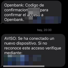 guardiacivil's tweet photo. ⚠️#ALERTA‼️Detectadas varias campañas de SMS fraudulentos (#smishing) que suplantan a entidades bancarias con el objetivo de dirigir a la víctima a una web falsa que simula ser la oficial y robar las credenciales de acceso #nopiques 👇

ℹ️https://t.co/FWn6k2dxxG https://t.co/EFYphekiTT