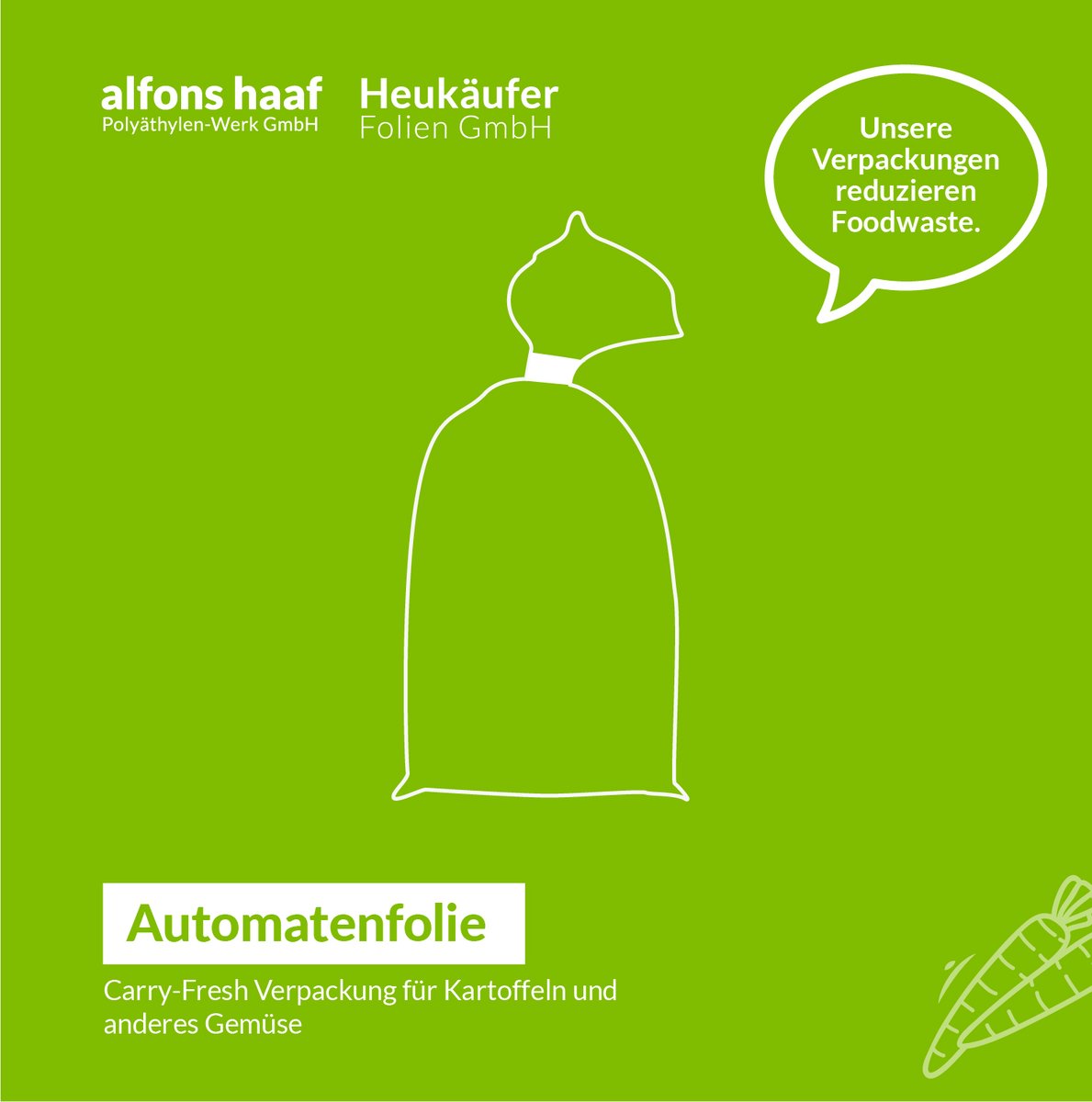 Die Anforderungen an moderne Verpackungsbeutel sind so vielfältig wie das Warenangebot. Wir bieten konfektionierte Verpackungen, die wir für Sie individuell herstellen. Durch das Aufbringen von Rasterdruck oder das Einfärben kann die verpackte Ware vor Licht geschützt werden.