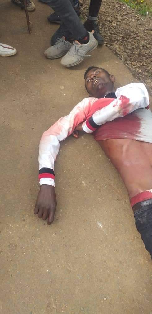 KentoArba's tweet photo. (541)- 
#Oromia special force(Loyal to #Ethiopia's war criminal,@AbiyAhmedAli) shot dead an #Oromo civilian today during #Irreecha2022 celebration at Malka Atete located near #Burayu city.
#Command_OLA
#OLA_CCSpox1
@UNHumanRights
@UN
@amnesty
@hrw
@EU_Commission
@HRnewsAgency https://t.co/Y053tlEzup