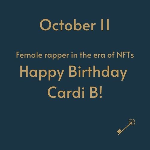 NostraProject's tweet photo. Female rapper in the era of NFTs
Happy Birthday Cardi B!

Be the one to grab the Astral Key for your Birth Date now -> https://t.co/bDX2xLJhkS

#NostradamusProject #nfts #nftart #nftcommunity #nftcollector #cryptoart #ethereum #opensea #nftcollectors #blockchain #nftcollection https://t.co/5TdUhpQM1m