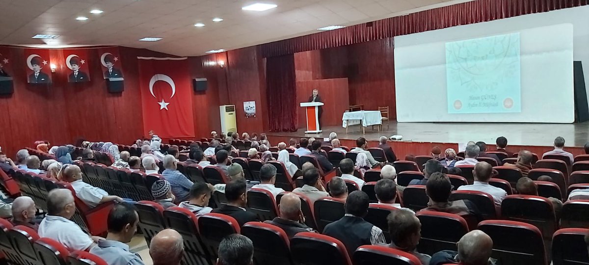 sultanhisarmuf's tweet photo. Sultanhisar’da Mevlid-i Nebi Haftası Coşkuyla Kutlandı.
İlçe Müftülüğümüz tarafından "Mevlid-i Nebi Haftası ile Camiler ve Din Görevlileri Haftası" etkinlikleri kapsamında "Peygamberimiz Cami ve İrşat" konulu konferans düzenlendi. https://t.co/ltTGNYHh4z