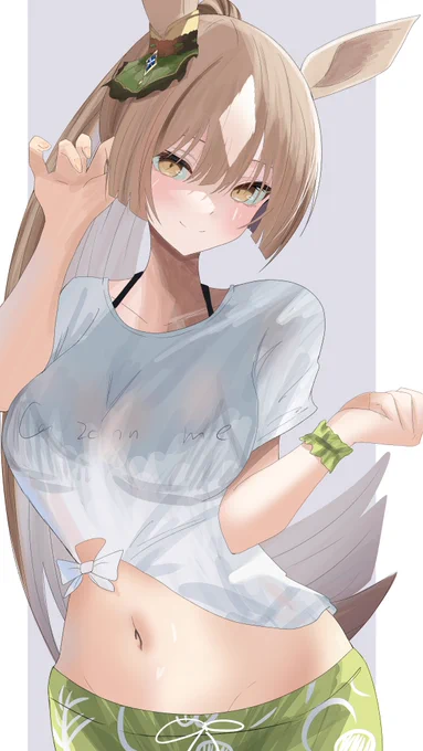 トレーナーのの視線を奪うポニテダイヤモンドさん#ウマ娘 #サトノダイヤモンド 