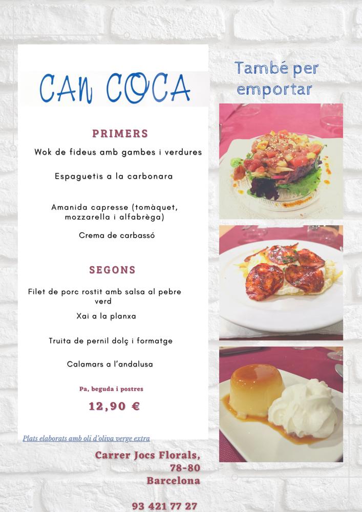 cancocabcn's tweet photo. Bon dia! Aquí deixem el menú de dimarts! Ara ja fins dijous!! https://t.co/8Wm2VZMQju
