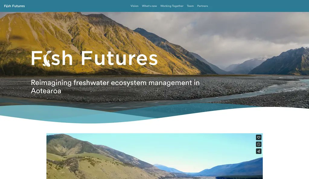 We love to make waves in digital storytelling. So when we helped @Cawthron_NZ produce Fish Futures, a story on fishing in indigenous communities in Aotearoa (New Zealand), we did precisely that! Take a look: fishfutures.co.nz