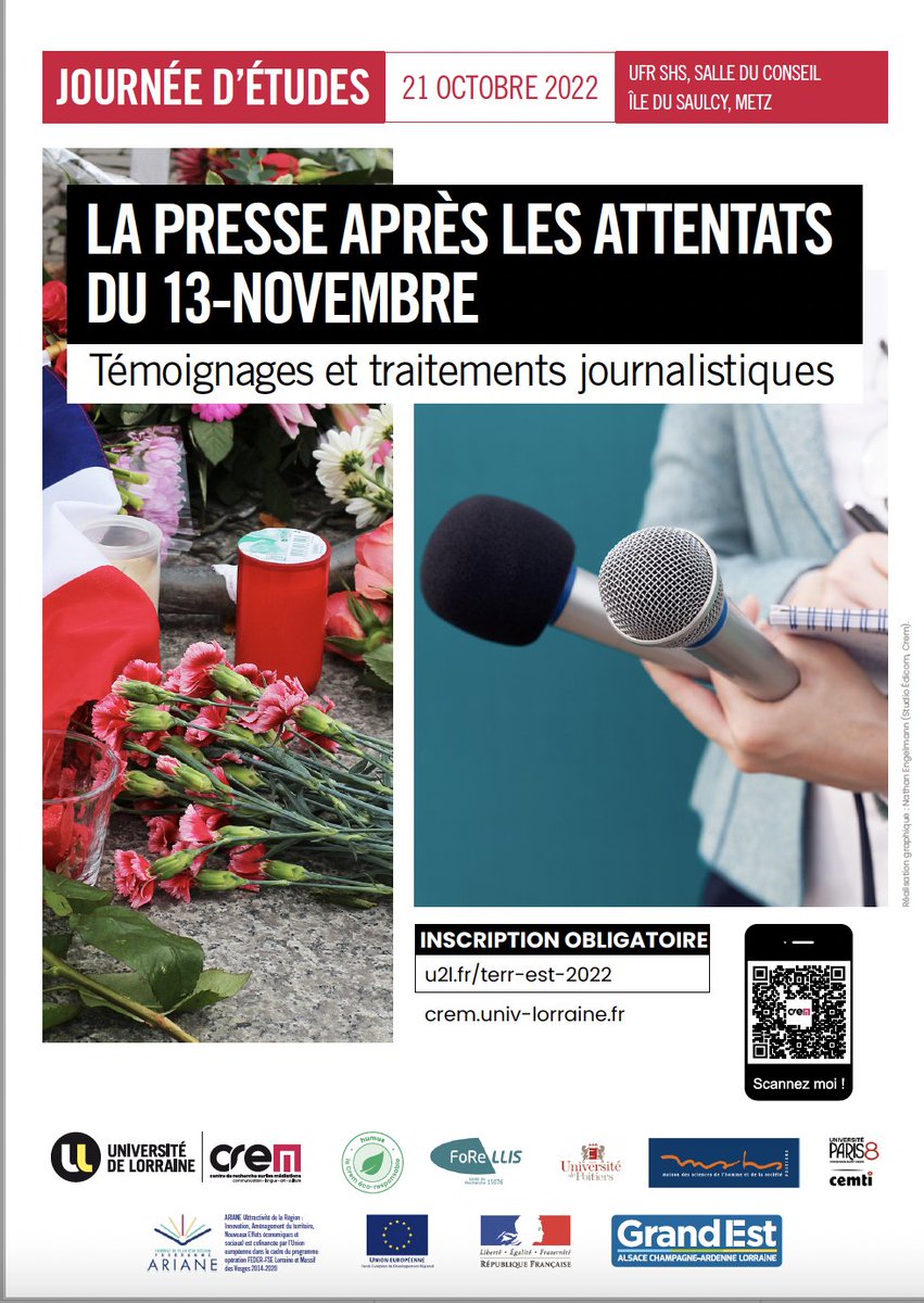 MarieChagnoux's tweet photo. Avec les collègues de @cemti_paris8  @Crem_UL @FoReLLIS_15076 , nous poursuivons les échanges sur les traitements médiatiques des attentats du 13/11. https://t.co/LIWdDrK9XK