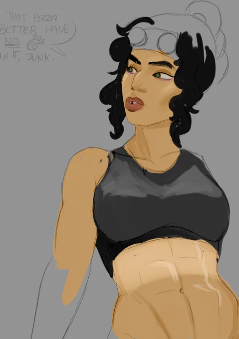 After rendering /// Base palette This is getting a bit too detailed for a semi-rendered sketch lmao Anyways have my gworl 