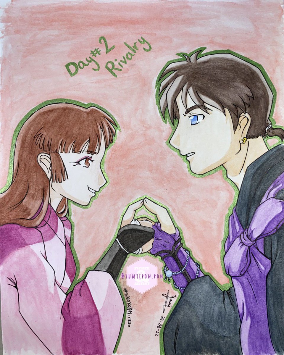 Here's day #2, I hope you like it <3 
#WeekOfMirSan #Miroku #Sango #MirSan #InuYasha