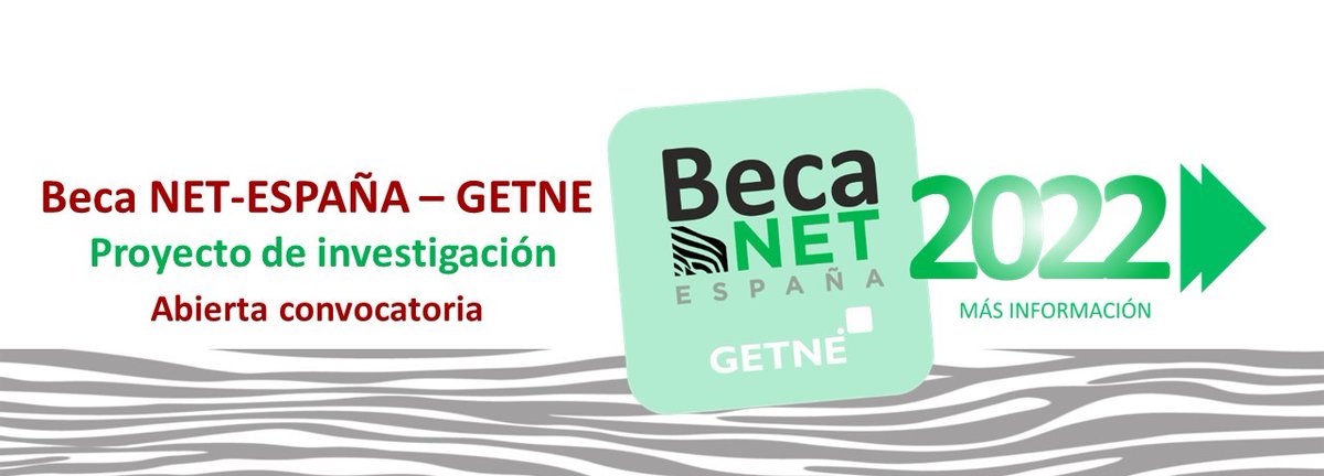 Netespana's tweet photo. No olvidéis que permanece abierta la convocatoria de la tercera edición de la beca NET-ESPAÑA hasta el 28 de octubre.
Tienes ideas de proyecto? Anímate y presentanos tu propuesta! @GrupoGetne @sociedadSEEN @_SEEO_  @netcancerday 
Más información en 👉 https://t.co/fFHOplIaXY https://t.co/rXIEr2wDBC