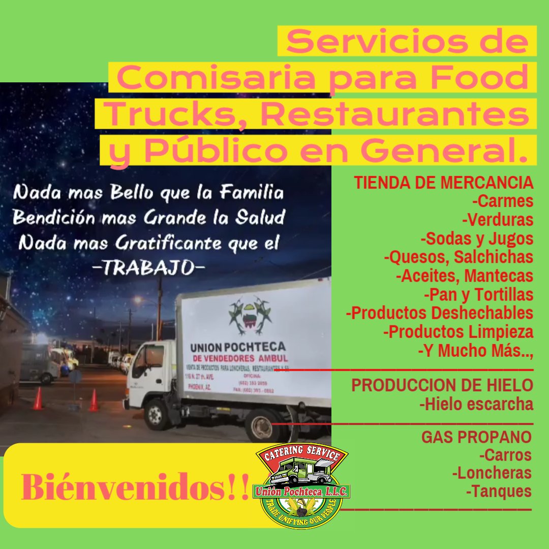 UnionPochteca's tweet photo. #UnionPochteca #CommisaryServices https://t.co/U3MJIHMr7Z