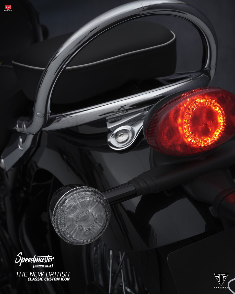 TriumphJakarta's tweet photo. The Bonneville Speedmaster is the first choice for laid-back British custom classic motorcycling and it has an unmistakable rich, deep and distinctive tone that you will fall in love with.

For more info about your Bonneville Speedmaster, contact us at 021 7179 2559 https://t.co/U4qWOygE7E
