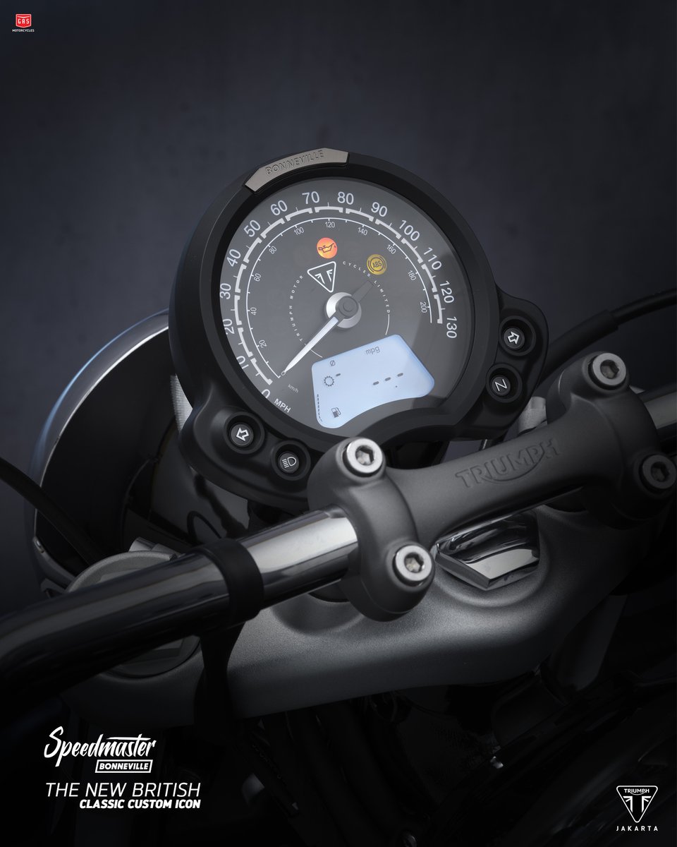 TriumphJakarta's tweet photo. The Bonneville Speedmaster is the first choice for laid-back British custom classic motorcycling and it has an unmistakable rich, deep and distinctive tone that you will fall in love with.

For more info about your Bonneville Speedmaster, contact us at 021 7179 2559 https://t.co/U4qWOygE7E
