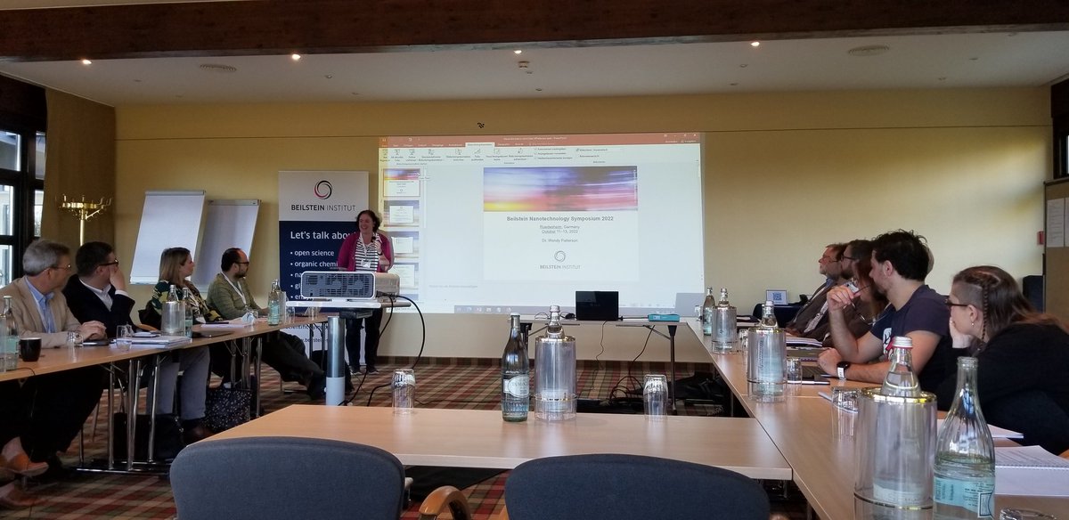BeilsteinInst's tweet image. Prof. @iseult5 is kicking off the #BeilsteinNanoinformatics symposium happening this week in Rüdesheim, Gemany. We welcome all the participants who are attending the conference in person and online!