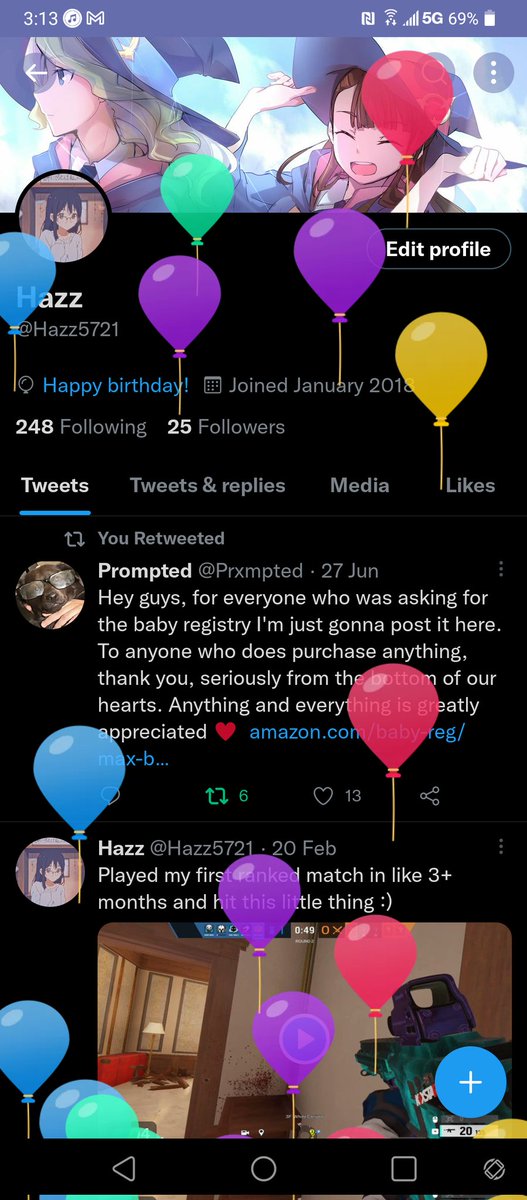 Hazz554's tweet photo. Happy birthday to me :) https://t.co/Tt9KCO1FK9