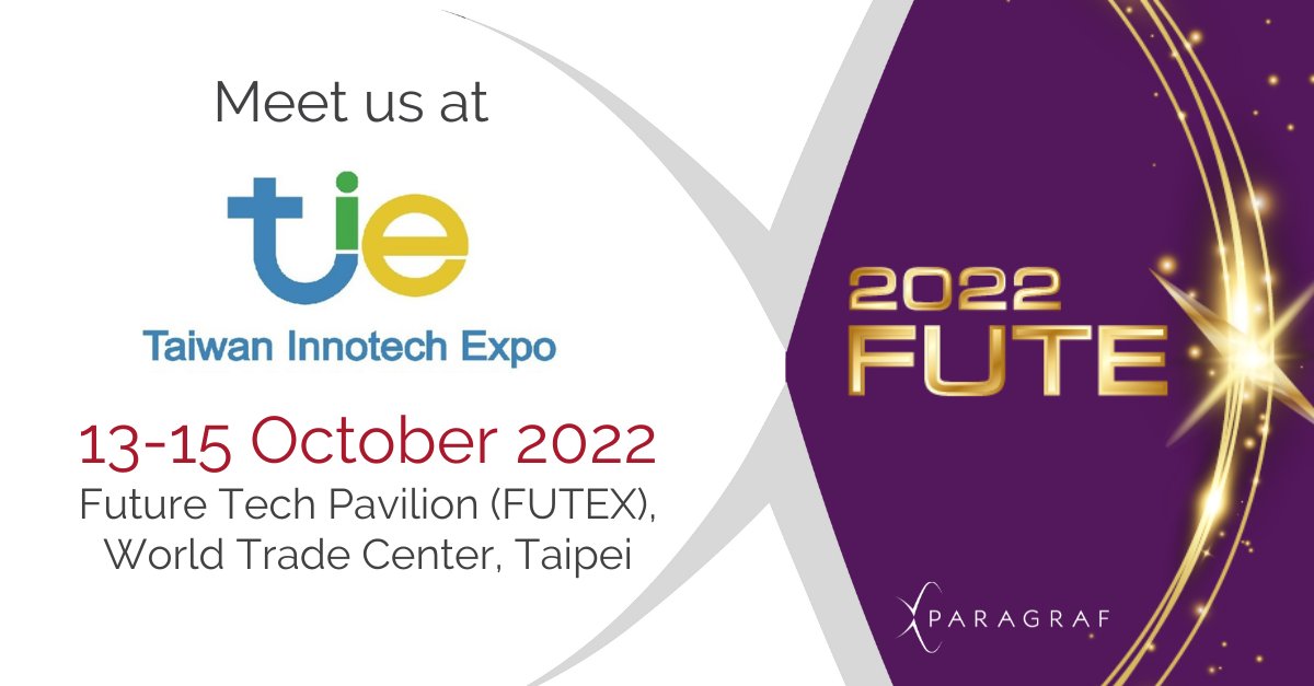 Paragraf_Gr's tweet image. We&apos;re exhibiting at the Taiwan Innotech Expo at #FUTEX this week. Tom Wilson, CCO, will receive the Tech Innovation Excellence #award on behalf of Paragraf for our #graphene #Hallsensors. 

If you can&apos;t attend in person, visit our #virtualbooth: online.inventaipei.com.tw/en/vproduct/ex…

#TIEaward