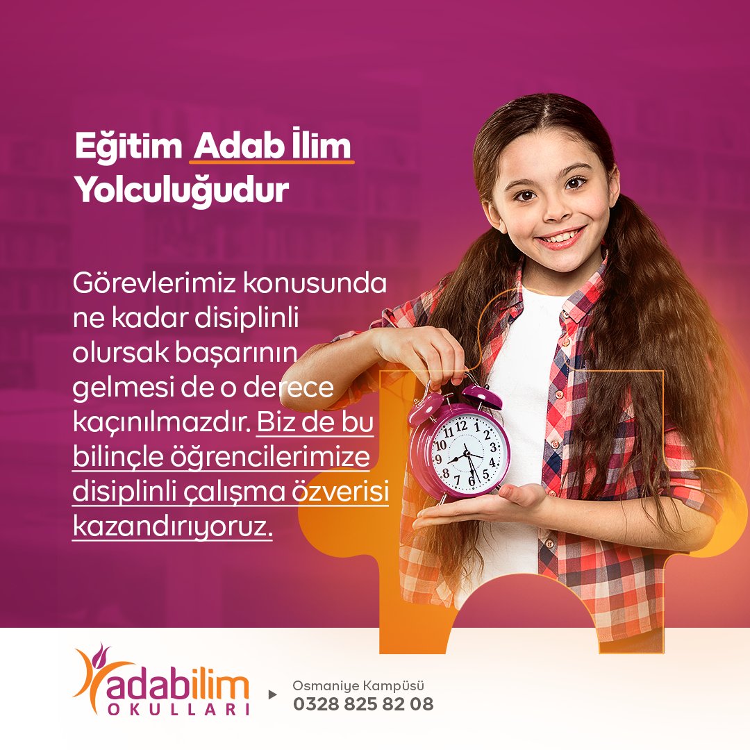 adabilimosmanye's tweet photo. Sorumluluk başarının yordayıcısı olan en temel unsurdur. Görevlerimiz konusunda ne kadar disiplinli olursak başarının gelmesi de o derece kaçınılmazdır. Biz de bu bilinçle öğrencilerimize disiplinli çalışma özverisi kazandırıyoruz.

#eğitimadabilimyolculuğudur #osmaniye https://t.co/xzbHh951La