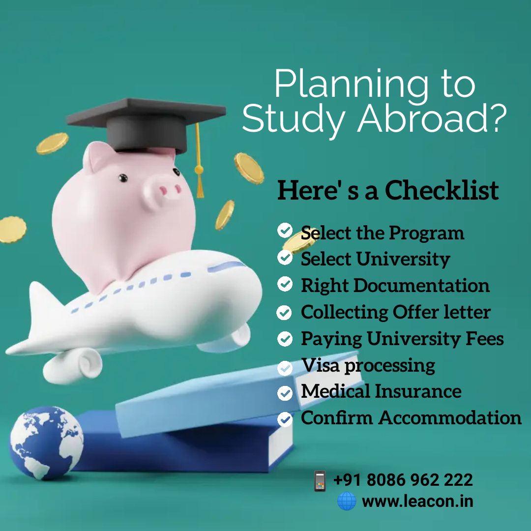 Leaconintl's tweet photo. Planning to Study Abroad?

Here's a Checklist

Select the Program
Select University
Right Documentation
Collecting Offer letter
Paying University Fees
Visa Processing
Medical Insurance
Confirm Accommodation

📱 7593 81 11 20

#ukapplications #studyabroadmalappuram #studyatthetop https://t.co/q0GrwkloB6